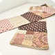 Patchwork-Schal / Halstuch 'Carlotta' beige-rosa