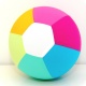 Luftballonh�lle / Luftballonball 'Regenbogen' bunt